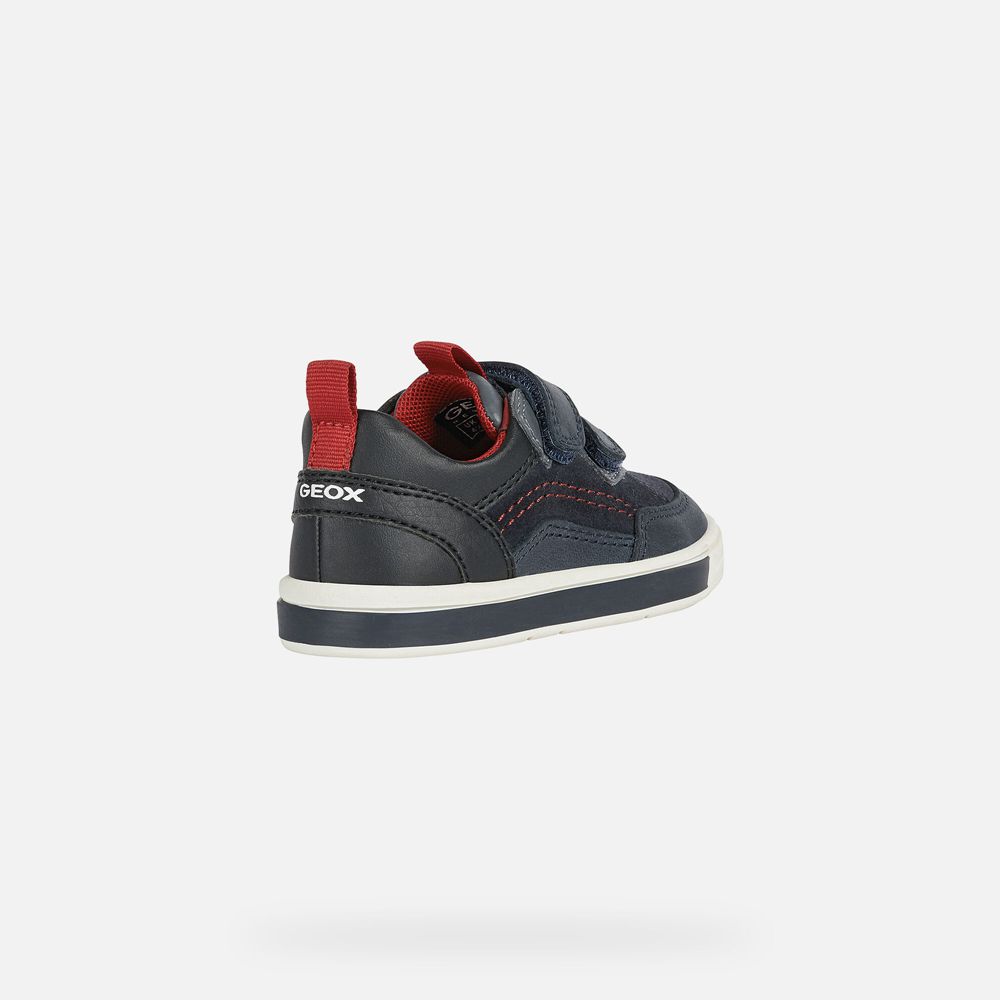 Geox Sneakers Navy/Black Trottola Boy - Geox Baby Shoes - WDPGAI368